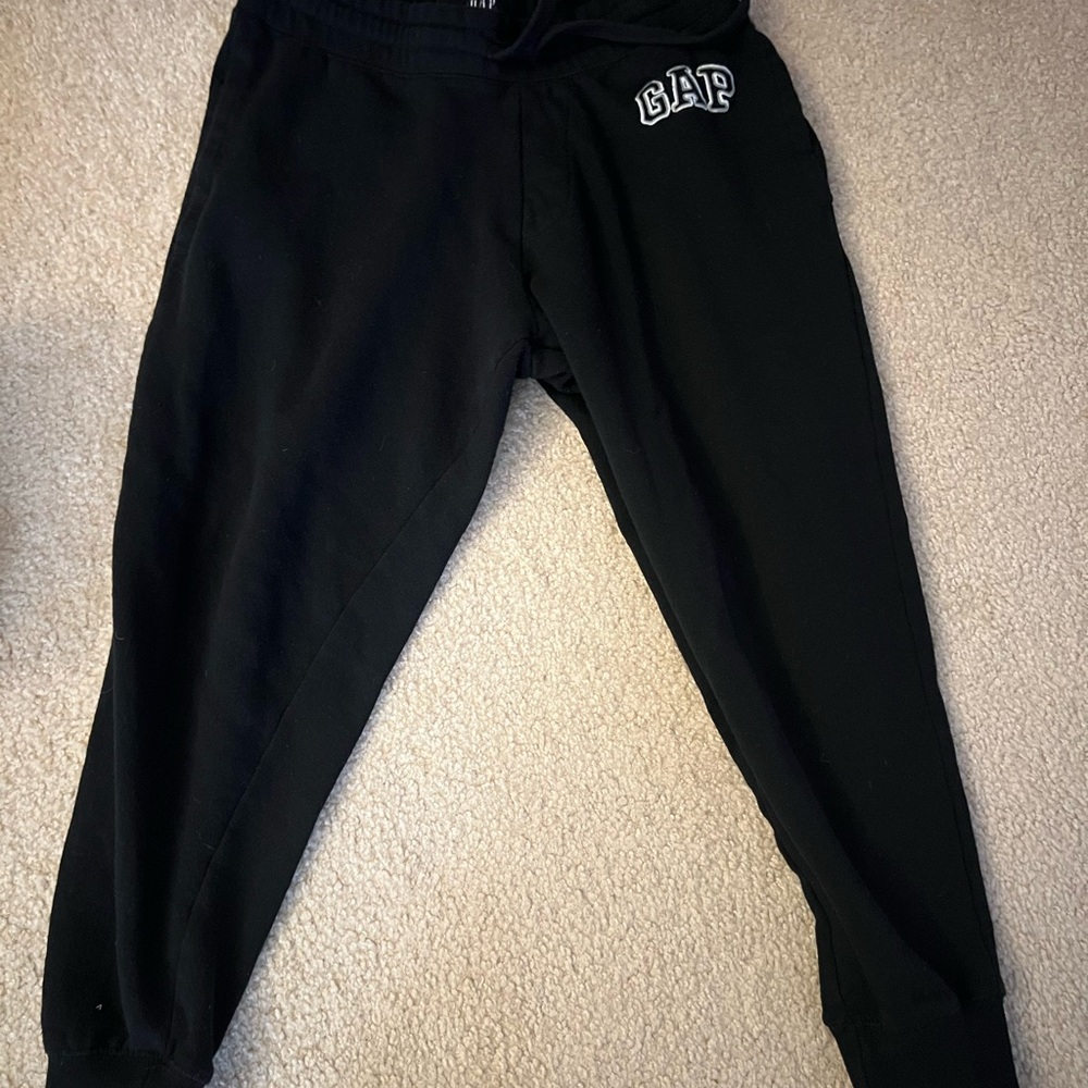 GAP Black Joggers Soft Tapered Sweatpants